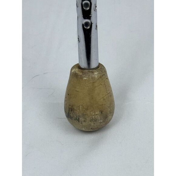 VTG Chrome with Rubber Tips Twirling Baton 26" Marching Band - Picture 6 of 10